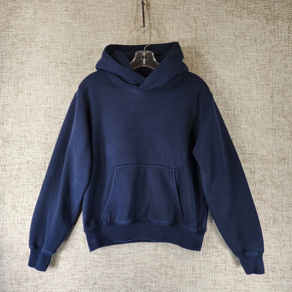 Aritzia Cozy Sweatfleece Perfect Fit Hoodie Womens XS Navy Blue Soft Athleisure